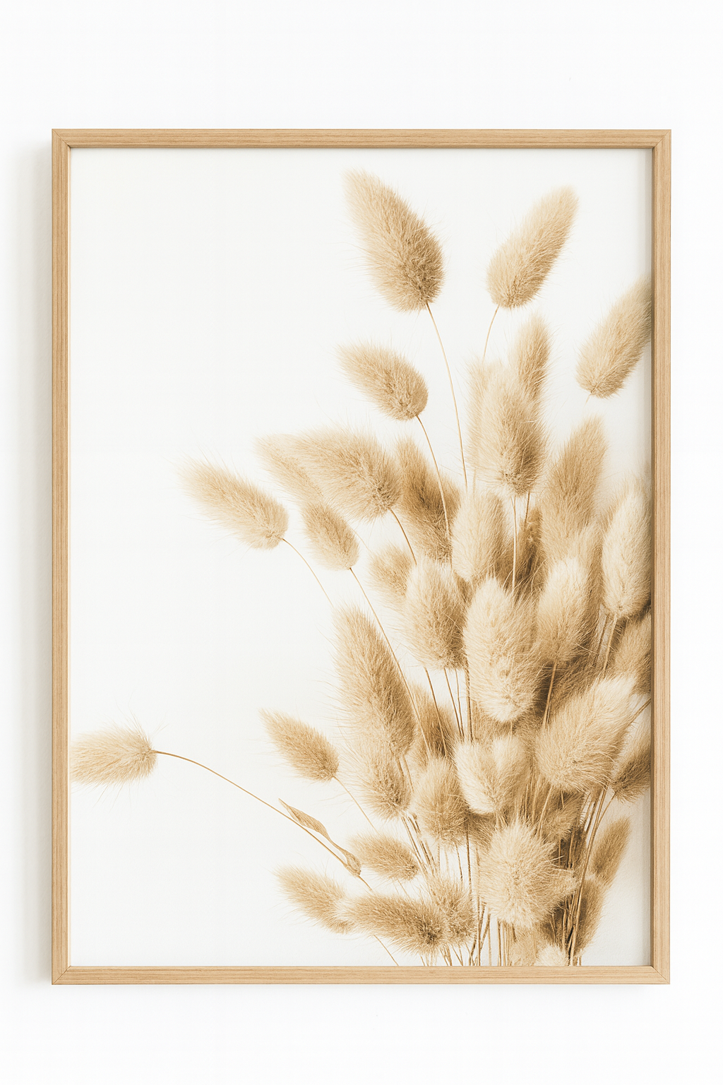 Minimalist HOME Botanical Wall Art – Set of 3 (Framed Prints)
