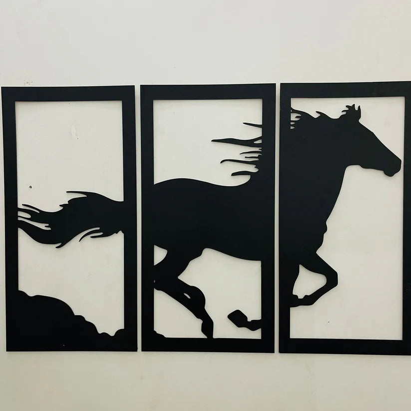 Wooden Wall decor Horse Scenery  (3)3 total reviews