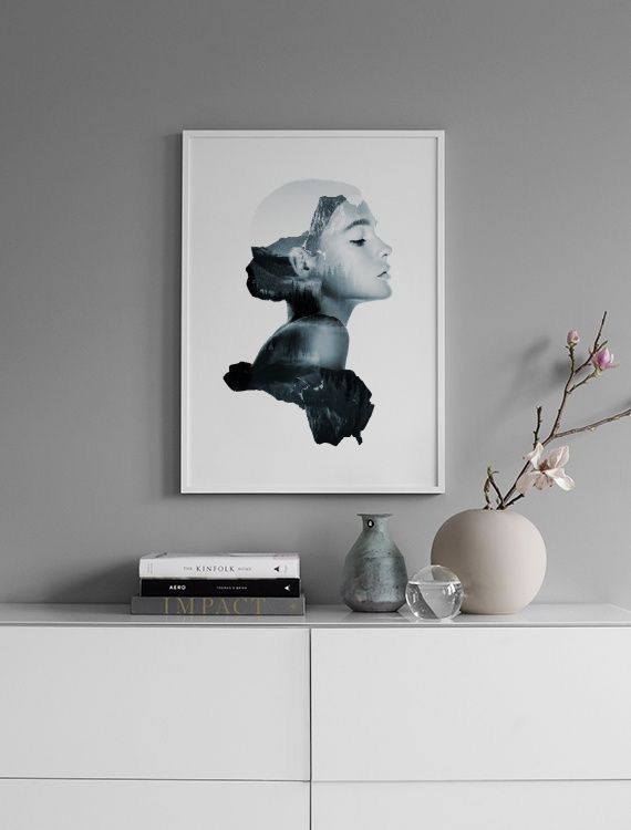 "Between Dreams and Reality" Frame size "12x16"