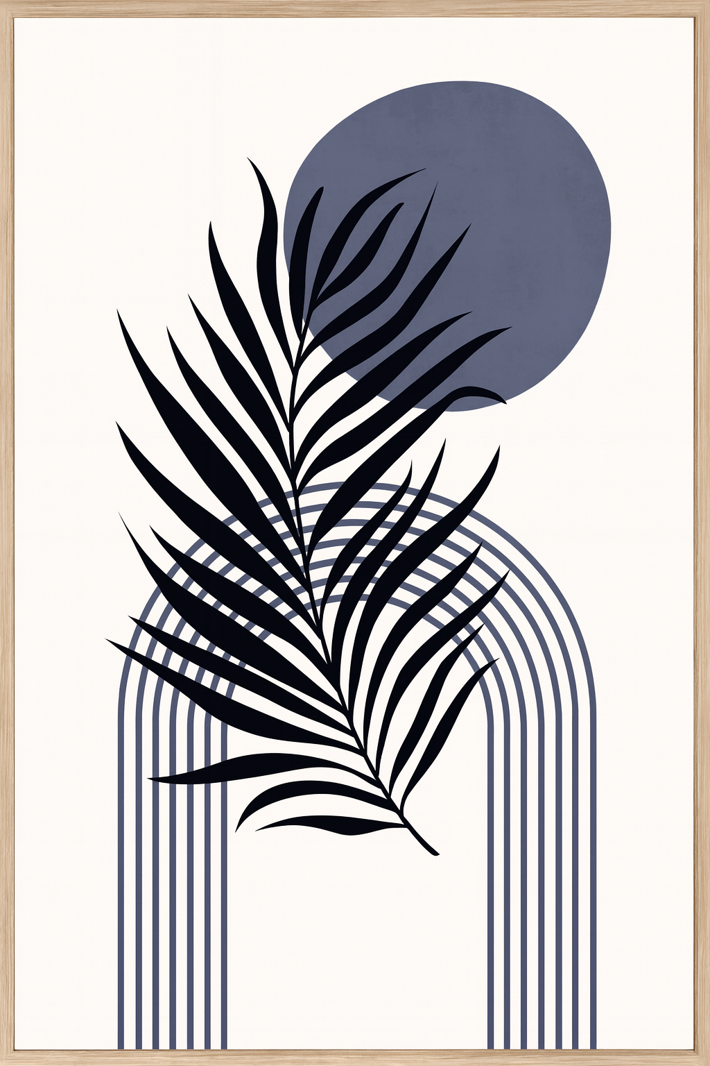 Golden Abstract Botanical Wall Art – Set of 3 (Framed Prints)