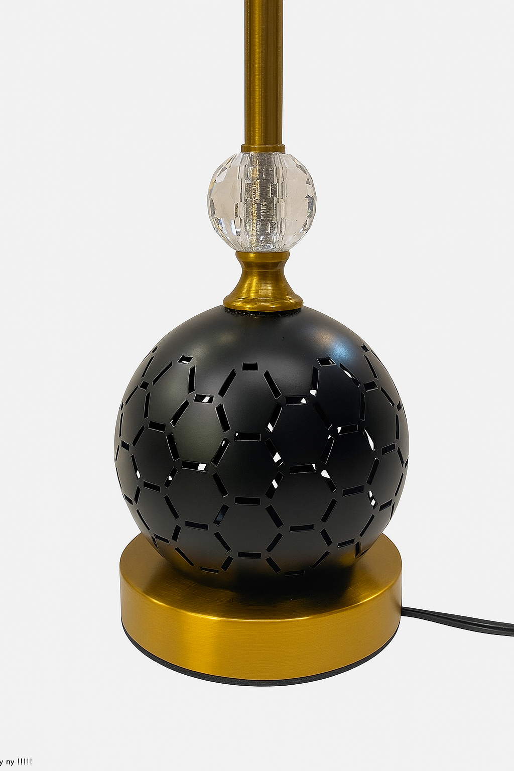 Quilted Sphere Accent Lamp