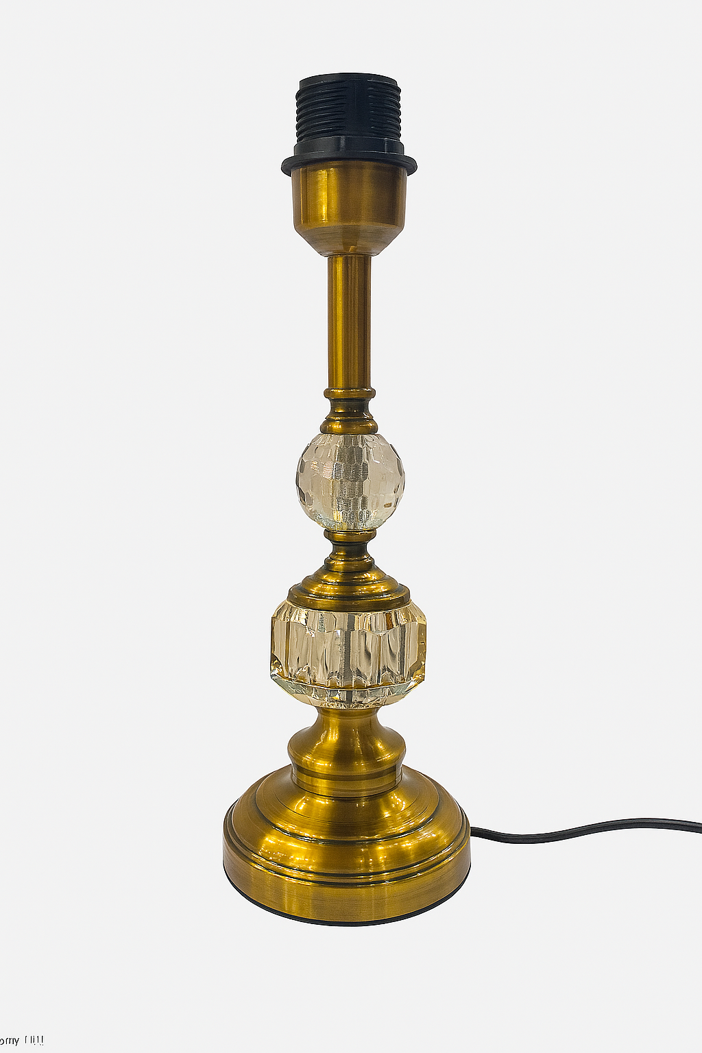 Evelina Crystal and Gold Table Lamp