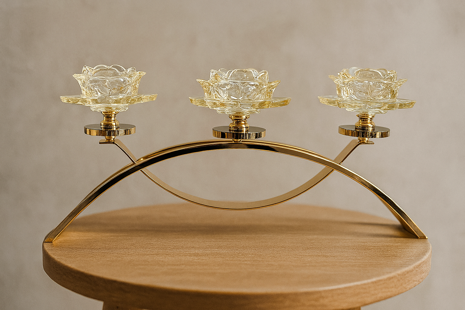 The Crystal Bloom Trio Candle Bridge